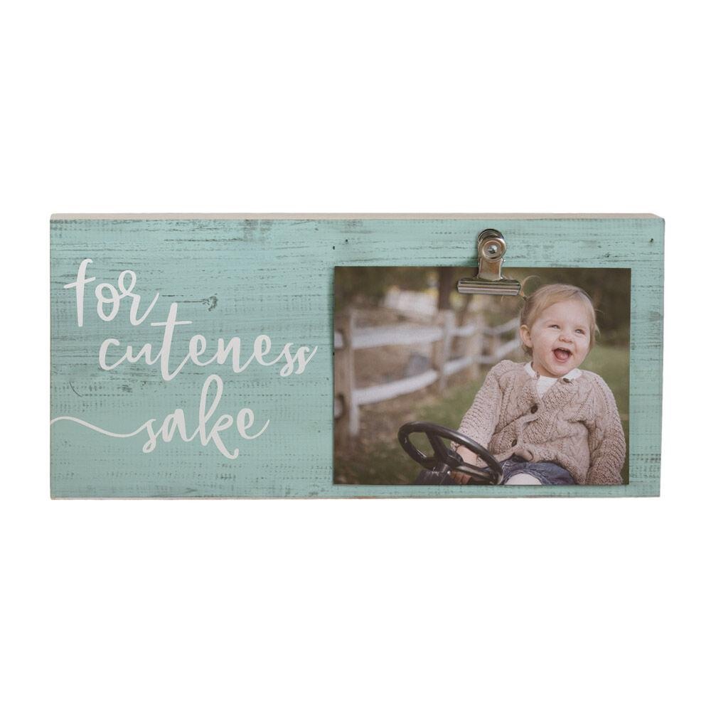 Wooden picture block picture frame